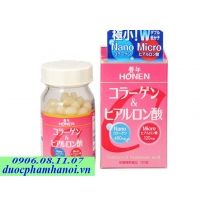 Honen nano collagen hyaluronic acid Nhật Bản 120 viên Honen nano collagen hyaluronic acid Nhật Bản 120 viên