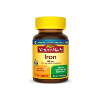 Nature Made Iron 65mg 180 Viên Chính Hãng Từ Mỹ Nature Made Iron 65mg 180 Viên Chính Hãng Từ Mỹ
